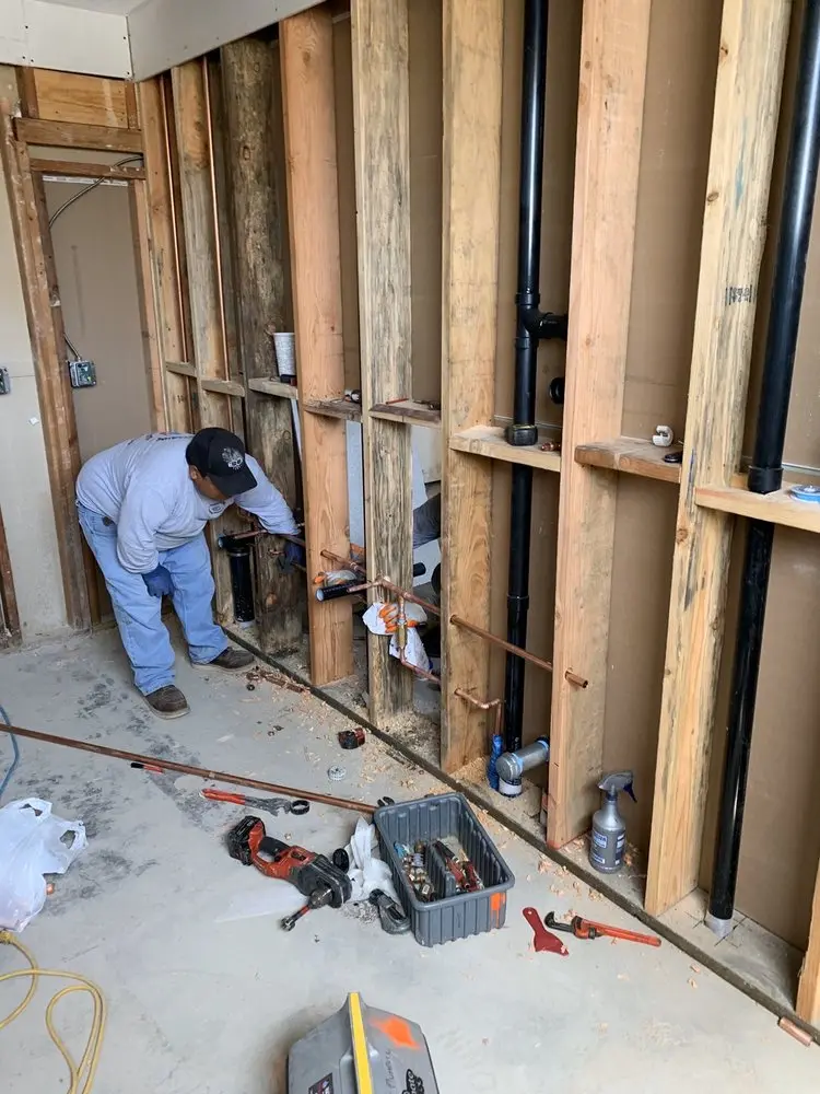 Commercial rough-in plumbing for Gas Line Repair in North Union Fort